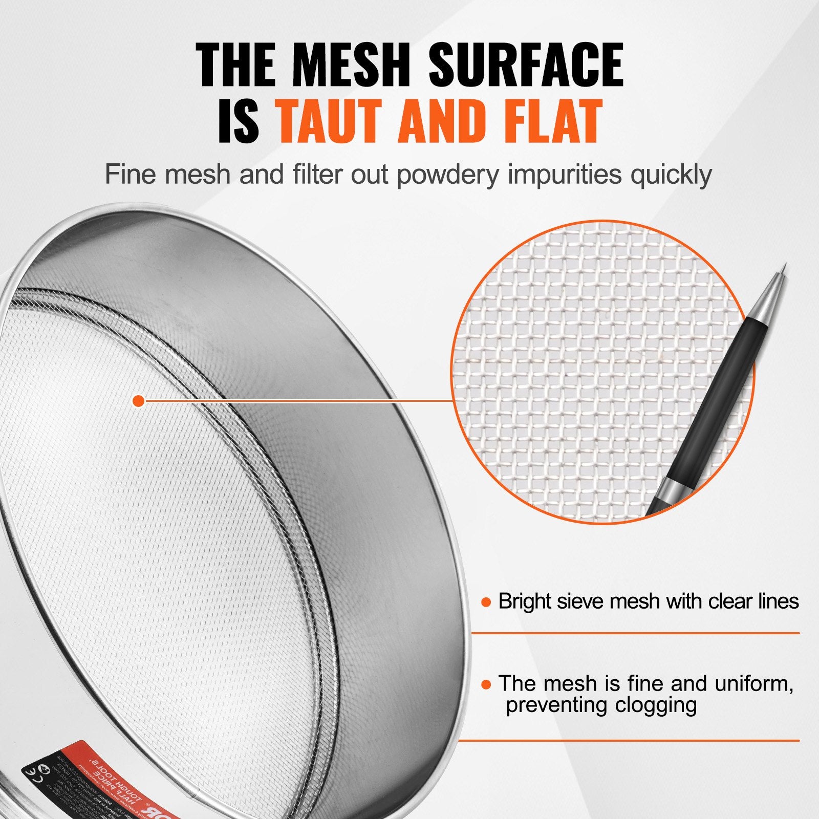 Fine Mesh Baking Sieve