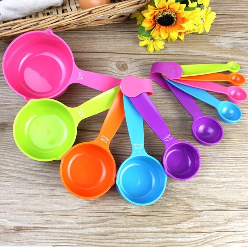 Measuring Cups & Spoons Plastic Set
