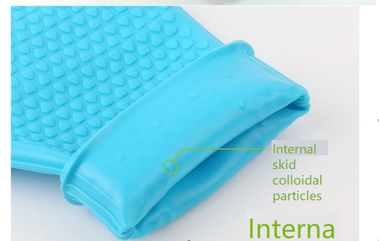 Non-slip silicone gloves