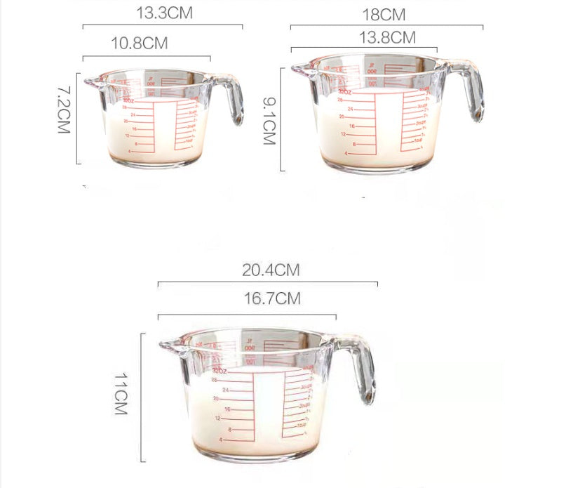 Large Capacity Glass Measuring Cup