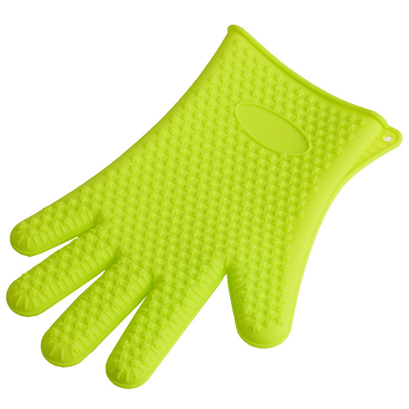Non-slip silicone gloves
