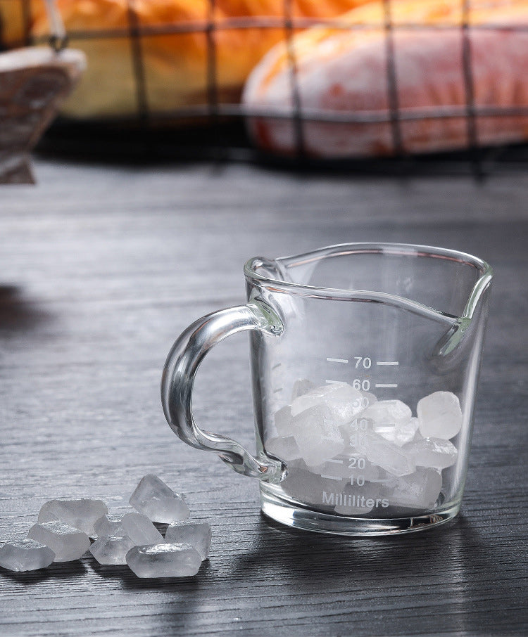 Double-mouthed Glass Measuring Cup