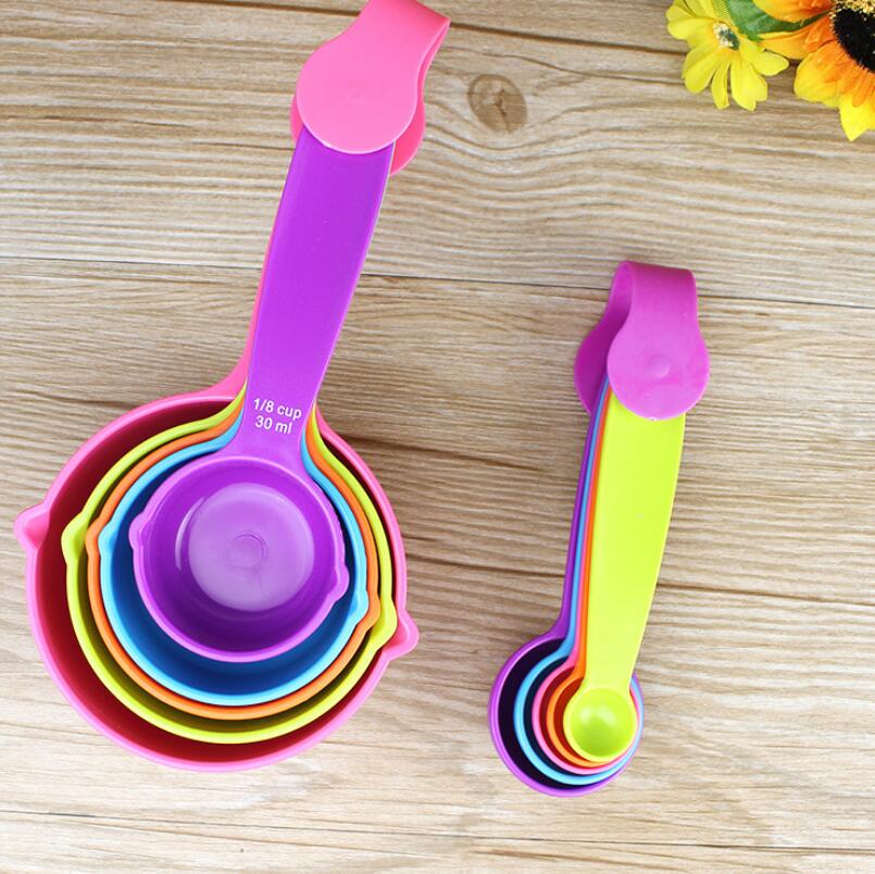 Measuring Cups & Spoons Plastic Set