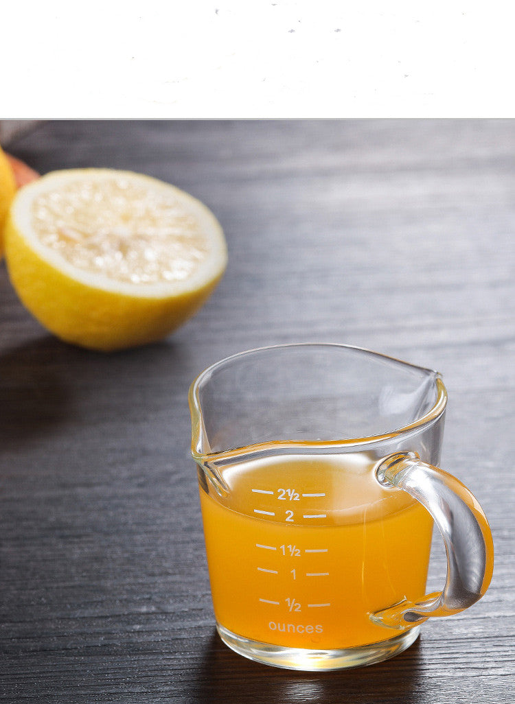 Double-mouthed Glass Measuring Cup