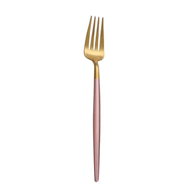 Blush Gold Pastry Fork